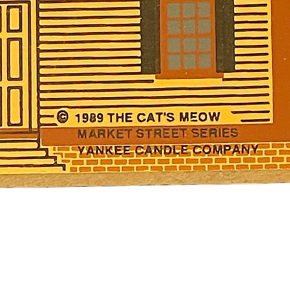 The Cats' Meow Yankee Candle Company Vintage Shelf Sitter Market Street Series - Picture 3 of 3